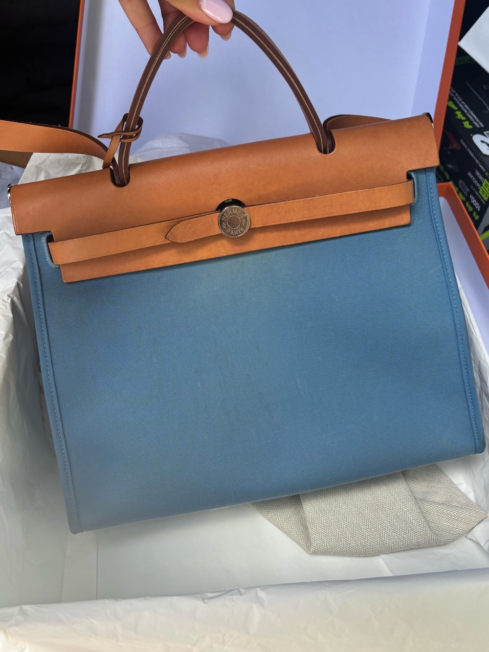 HERBAG 31 blue/gold/PHW